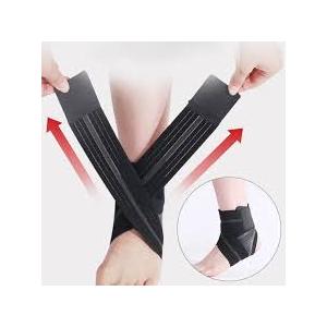 Ankle Compression Sleeve and Support Brace Breathable Elastic Nylon Ankle Wrap for Sports Injury Adjustable for Men and Women