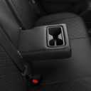 GIANT PANDA Customized Full Set Car Seat Covers Fit for Toyota Rav4 2019 2020 2021 2022 2023 2024 2025 Rav 4 Hybrid (XLE/LE/XLE Premium/Limited), Front and Rear/Back Accessories, Faux Leather (Black)