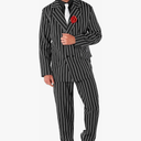 Morph 1920s Mens Gangster Costume, Roaring 20s Mobster Outfit for Men, Vintage Style Party Attire