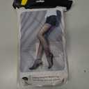 EXQUISLIFE Fleece Lined Tights Sheer Women - Fake Translucent Warm Pantyhose Leggings Sheer Thick Tights, for Winter (Small, Black+coffee)