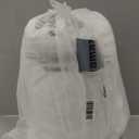 CozyLux Oversized Queen Comforter Set White Seersucker 7 Pieces 98x98 Bed in a Bag Comforter Set with Sheets, Luxury Soft Bedding Sets with Down Alternative Comforter, Sheets, Pillowcases & Shams