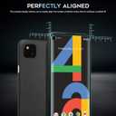 Orzero (3 Pack) Tempered Glass Screen Protector Compatible for Google Pixel 4a Protector De Pantalla with Alignment Frame 9 Hardness HD Anti-Scratch (Not for 4a 5G)