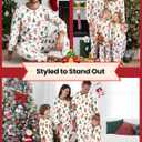 PATPAT Christmas Family Matching Pajama Sets Includes Christmas Socks - Perfect for Family Photos & Holiday Celebrations (M)
