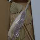 18 Pieces Dried Palm Leaves, Fall Dried Pampas Grass Decor Reed Grass Bouquet for Wedding Boho Flowers Home Table Decor, Rustic Farmhouse Party (Classic Color)