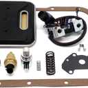 A518 46RE 47RE 48RE Transmission Filter Kit Solenoid Service & Upgrade Kit Set Compatible With Dodge Ram Jeep 2000 up