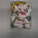 Naler 24PCS Mini Christmas Ornaments, Resin Design with Santa Claus, Snowman, Reindeer and More for Christmas Decoration