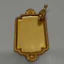 Funly mee Antique Trinket Dish Vintage Golden Metal Jewelry Tray with Bird, Ring Holder