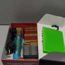 Magnetic Tiles for Kid, 56PCS Construction Magnet Tiles with Fire Truck & Station, Building, Road, Crane, and Car Toys - Educational Travel Magnetic Tiles for Kids Ages 4-8, STEM Toys for 3+ Year Old