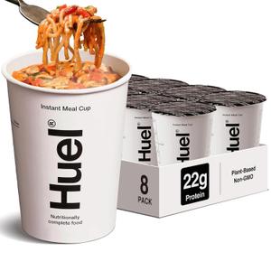 Huel Hot and Savory Cups | Spicy Gochujang | 25g Protein Plant Based Instant Meal | 27 Vitamins and Minerals | 100% Nutritionally Complete | 8 Cups (3.73 oz, 8 Cups), Best By: December 2025
