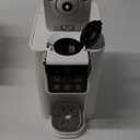 Hot & Iced Coffee Maker with Bold Setting, Single Serve Coffee Maker for K Cup and Grounds, 6-14 Oz Brew Sizes, 50 Oz Removable Water Tank, One Cup Coffee Machine with Reusable Filter, White (Ivory)