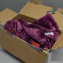 Homemate Heated Blanket Electric Throw - 50"x60" Heating Blanket Throw 1/2/4/6/8 Hours Auto-Off 10 Heat Level Over-Heat Protection Flannel Sherpa ETL Certification (05 - Purple)