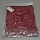 Ekouaer Sleep Shirts for women Nightgown Short Sleeve Night Shirts V Neck Casual Print Sleepwear Dress S-2XL (Medium, Burgundy Red)