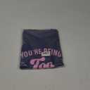 Womens (Front Back Print) You're Being Too Loud You Need to Calm Down Funny Print T Shirt (XX-Large, Navy)