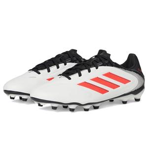 Adidas Unisex-Adult Copa Pure League Firm Ground/Multi Ground Soccer, White/Lucid Red/Black, 4