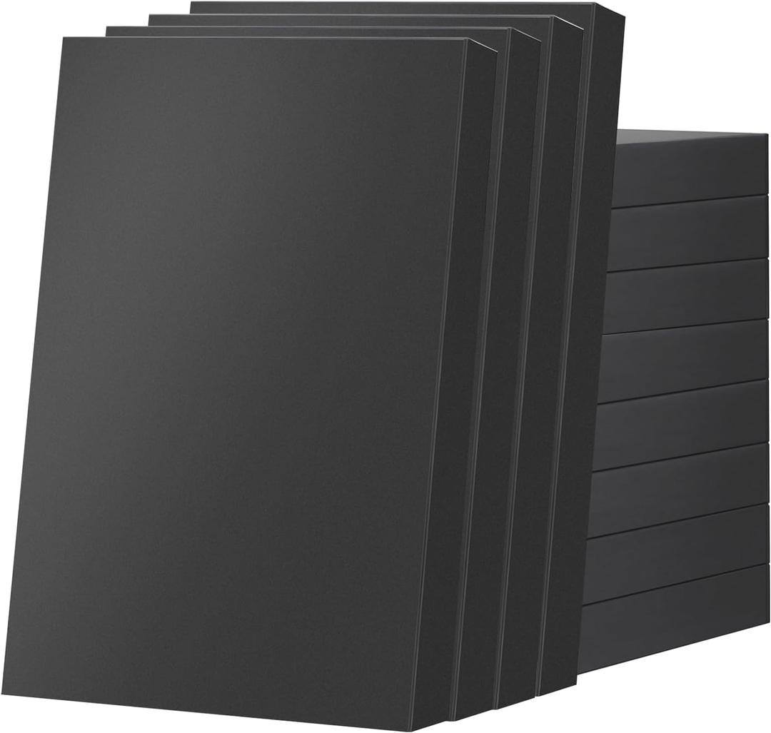 JINMING 12 Extra Large Gift Boxes with Lids 17x11x2.5 Inches for Clothes, Black Gift Boxes, Apparel Boxes for Mother's Day, Father's Day and All Occasion