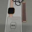 Smart Watch for Women, 1.85" AMOLED Always-On Display Screen Smartwatch for iPhone & Android, 3ATM Waterproof Fitness Tracker with Bluetooth Call, Heart Rate/Sleep/SpO2 Monitor, 100+ Sport Modes (small, Pink)