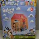Pop N Fun Bluey Pop-Up Tent, Multicolor Easy Storage Pop Up Play Tent with Roll-Up Door & Peep Window, Indoor/Outdoor Toddler Playhouse for Ages 2+, 72 Cm X 72 Cm X 102 Cm