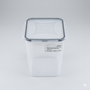 square pantry food storage containers, 5L(2), 2.5L (3)