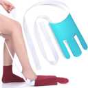 CAidRE Sock Aid - Sock Aid Device for Seniors, Disabled, Pregnant - Sock Helper Aide Tool - Sock Assistant Device No Bending (Blue)