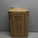 MECOOL 4in1 Small Cat Tree,Scratching Post with Tower Soft Bed, Sisal Carpet Jute Posts with Three Hanging Ball Toys and Massage Brush for Indoor Cats and Kittens, Black