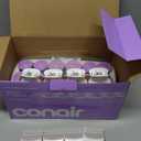 Conair Hot Rollers for Long, Medium & Short Hair, 12 Ceramic Flocked 1-Inch and 1-Inch Heated Hair Rollers with Clips, Hot Curlers for Women, Volume & Curls