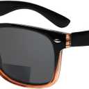 4 Pack Bifocal Reading Glasses Grey Lens Spring Hinge Outdoor Sunglasses Fashion Bifocal Sun Readers for Men Women +2.75