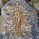 Tree Branch Chandelier L47 Luxury Rectangular Crystal Raindrop Pendant Light 13 Lights Kitchen Island Hanging Light Fixture for Living Room Dining Room Foyer Entryway Gold, Rectangular L47.3" Gold