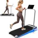 Yagud Walking Pad, Walking Pad Treadmill for Home Office, Portable Under Desk Treadmill with Remote Control and LED Display, Walking Jogging Running Machine