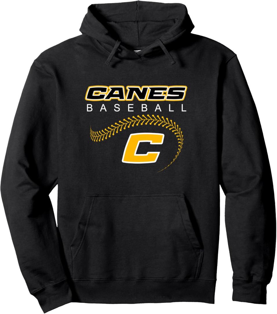AS Canes Baseball Sports Pullover Hoodie, S