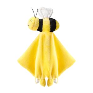 Pro Goleem Bee Loveys for Babies Soft Security Blanket Baby Snuggle Toy Stuffed Animal Blanket Unisex Lovie Baby Gifts for Infant and Toddler Yellow 12 Inch