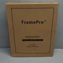 GraduatePro Shadow Box Frame 11x14 Display Case with Linen Back, Real Glass Window Door with Hinge, Picture Frame Wedding Bouquet Memorabilia Medals Photos Memory Box for Keepsakes, Rustic Black