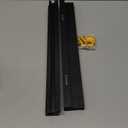 4 Pack Sports Card Display Stand Wood Trading Card Rack 15*1.2*0.7 Inch Graded Card Display Shelf Baseball Card Frame Wall Display Toploader Card Holder Display for Home Shop (No Card) (Black)