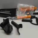 All-in-One Extendable Snow Brush and Ice Scraper for Car, Detachable Head with Heavy-Duty Aluminum Pole, Includes Snow Brush, Ice Scraper, Squeegee & Handheld Snow Shovel for Winter Emergency