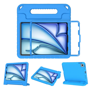 BMOUO Kids Case for iPad Air 11-inch M3 (2025) / M2 (2024), iPad Air 5th/4th Generation 10.9" (2022/2020), Shockproof Kids Case with Convertible Handle Stand for iPad M3/M2, Air 5th/4th Gen, Blue