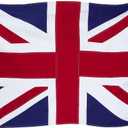 Homissor British Flag 3x5 Union Jack England Flags Embroidered Sewn Stripes United Kingdom UK Flag Heavy Duty Outdoor