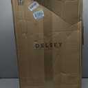 DELSEY PARIS Helium DLX Softside Expandable Luggage with Spinner Wheels, Navy Blue, Checked-Large 29 Inch