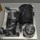 Juicer Machines Easy to Clean, with Wide Mouth & Large Feed Chute, Cold Press Juicer For Whole Fruits & Vegetables, Slow Masticating Self Feeding for Juice Extractor Machine, High Juice Yield (Medium, Premium Black)