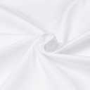 Men's Dress Shirt Regular Fit Long Sleeve Wrinkle-Resistant Business Formal Solid Button Down Shirts with Pocket (White)