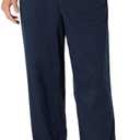 Amazon Essentials Men's Cotton Knit Pajama Pant (Large, Black)