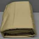 800-Thread-Count California-King Sheets and Pillowcases Set, Beige 100% Natural Long Staple Combed Cotton 4 Piece Bed Sheet for Bed, Silky Sateen Weave, Breathable Bedding Set