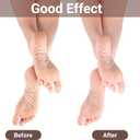 3 Pairs Silicone Heel Socks Moisturizing Spa Gel Socks for Dry Cracked Feet - Black, Gray, Coffee