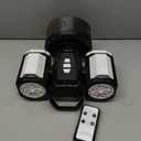 Rechargeable Bubble Machine with RGB Lights: 30,000 Bubbles Storm, Auto 360 Rotation & Remote Control - with Bubble Refill Solution & Power Display for Romantic Weddings, Kids Parties, Outdoor Fun (Black)