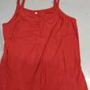 Plus Size Women's Camisole Built-in Shelf Bra Adjustable Spaghetti Straps Tank Top ST-001X