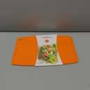 Liflicon Extra Large Thick Silicone Cutting Boards for Kitchen 14.6'' x 10.43'' Flexible Cutting Chopping Boards/Mats Non-slip Deep Drip Juice Groove, Dishwasher Safe-Orange