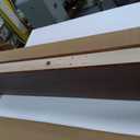 SAUMONIERES Fireplace Mantel Shelves 72 Inch Solid Wood Wall Mounted Long Floating Shelf Hollow, Brown