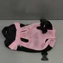 Pet Carrier Backpack, Adjustable Pet Front Carriers for  Dogs, Cats 5-18 Lbs, Legs Out, Dog Cat Carrier Backpack for Hiking,Camping,Traveling,Cycling (Pink, Medium Fit:5-10lb)