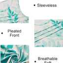 Ribbed Tank Tops for Women 2025 Summer Sleeveless Collar Polo Shirts Dressy Casual V Neck Camisole Work Blouses (White, L)