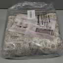 Madane Washable Runner Rug - 2x8 Runners for Hallways Kitchen Non-Slip Runner Rugs Ultra-Thin Laundry Room Rug Throw Carpet Runner for Entrance Living Dinning Room Foyer (Ivory/Brown, 2 x 8)