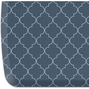 GelPro Elite Premier Anti-Fatigue Kitchen Comfort Floor Mat, 20x48, Trellis Deep Sea Stain Resistant Surface with Therapeutic Gel and Energy-Return Foam for Health & Wellness