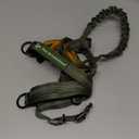 Exquisite Hands-Free Leash for Large Dogs: Ultimate Comfort & Freedom for Running, Walking, Hiking. Premium Quality, Durable & Versatile Waist Leash Belt. Your Dog Will Love It (Khaki & Orange)